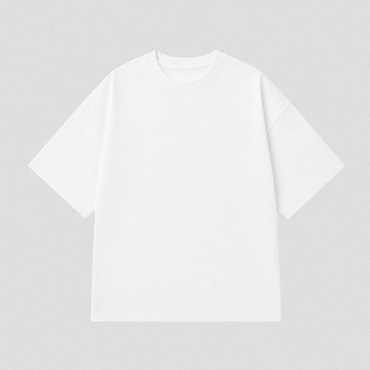 Starvibe Essential Oversized Tee – White