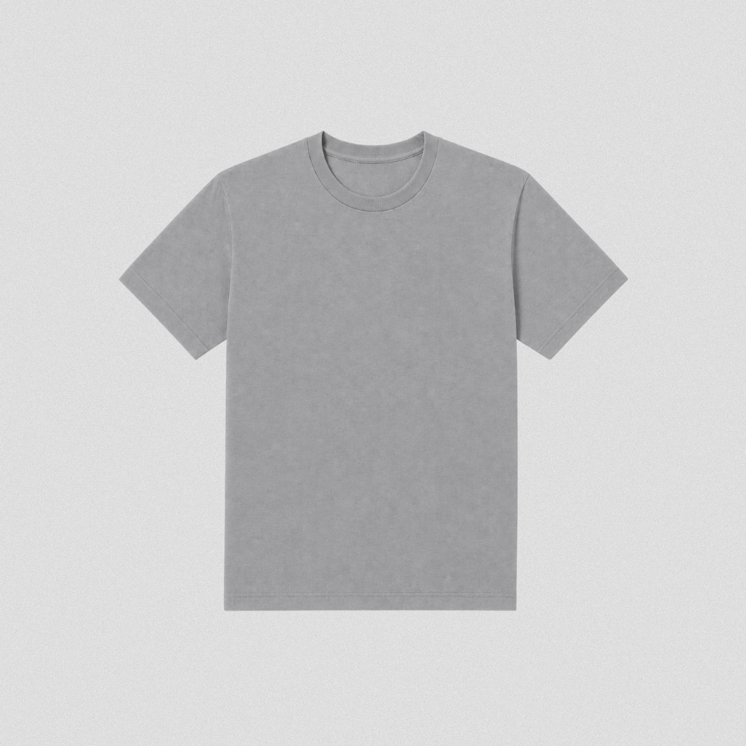 Grey Cotton T-Shirt