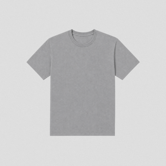 Grey Cotton T-Shirt