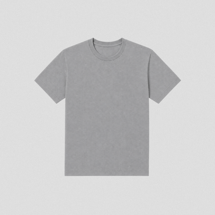 Grey Cotton T-Shirt