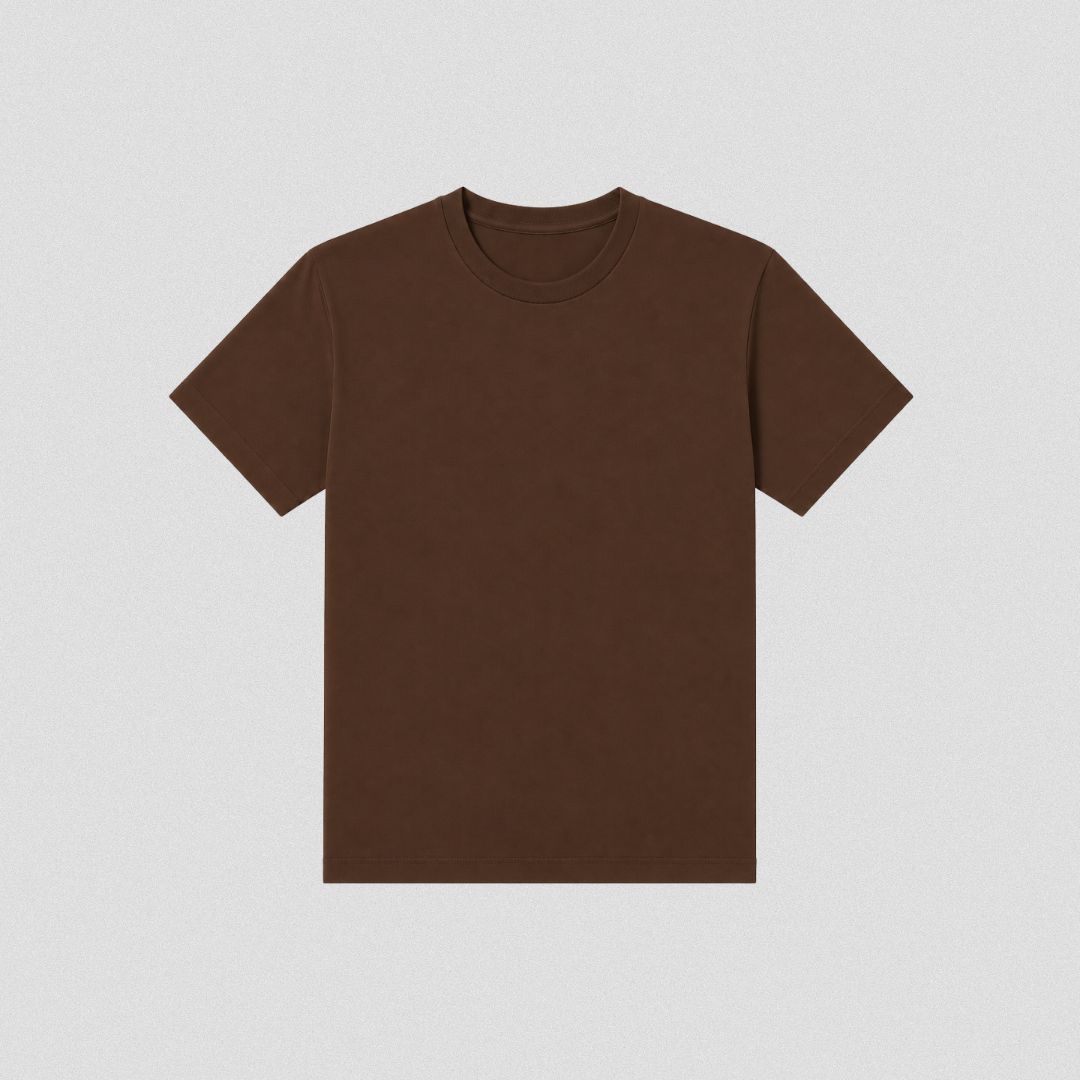 Brown Cotton T-Shirt